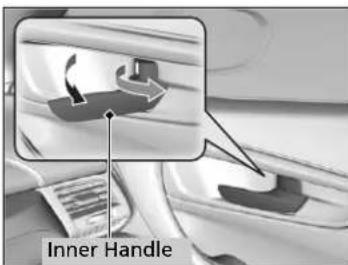 Acura NSX (2020) - Unlocking Using the Inner Handle - 1