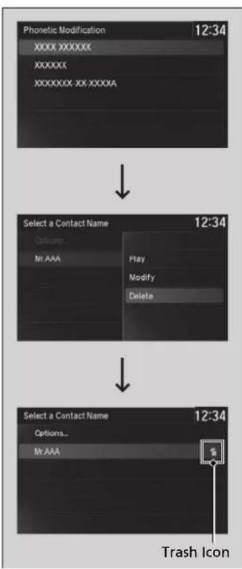 Acura MDX Sport Hybrid (2020) - Phonebook Phonetic Modification - 1