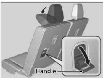 Acura MDX Sport Hybrid (2020) - Folding Down the Third Row Head Restraint - 1