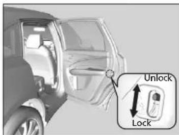 Acura MDX Sport Hybrid (2020) - Setting the Childproof Door Locks - 1