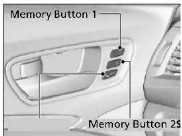Acura MDX Sport Hybrid (2020) - Storing a Position in Memory - 1