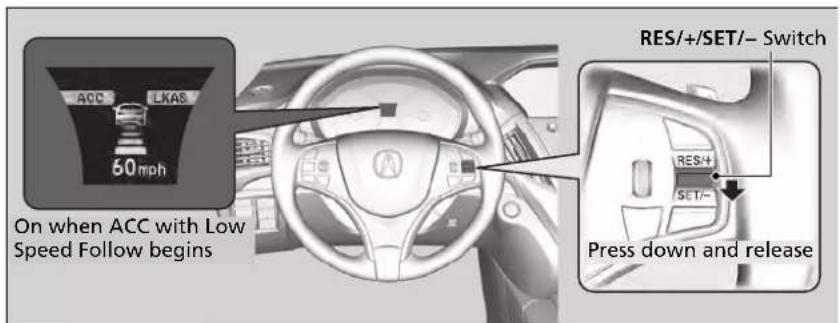 Acura MDX Sport Hybrid (2020) - ■ To Set the Vehicle Speed - 1