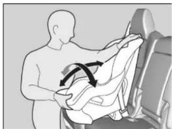 Acura MDX Sport Hybrid (2020) - Installing a Child Seat with a Lap/Shoulder Seat Belt - 3
