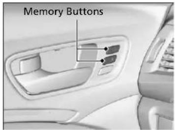 Acura MDX Sport Hybrid (2020) - Recalling the Stored Position - 1