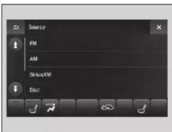 Acura MDX Sport Hybrid (2020) - Selecting the Audio Source using Front Control Panel - 1