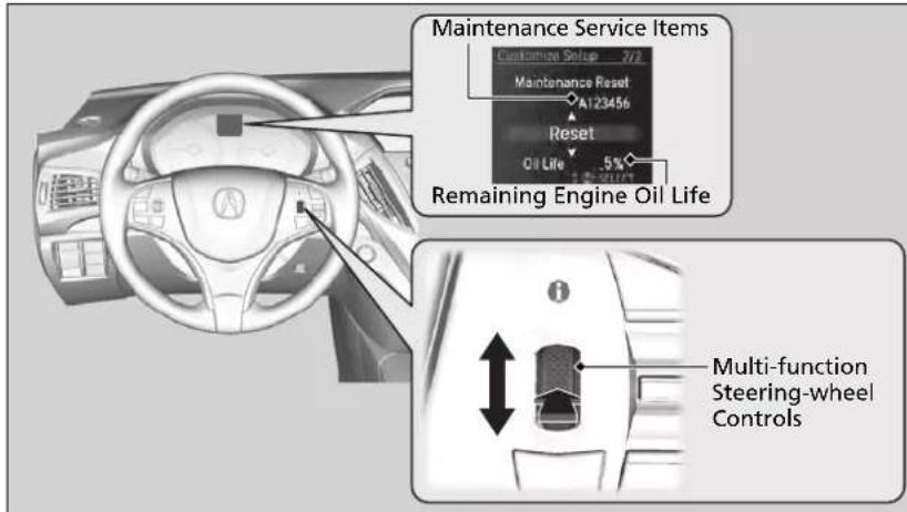 Acura MDX Sport Hybrid (2020) - Resetting the Display - 1