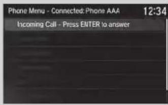 Acura MDX Sport Hybrid (2020) - Receiving a Call - 1