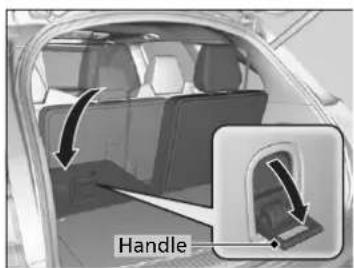 Acura MDX Sport Hybrid (2020) - Folding Down the Third Row Seat - 1
