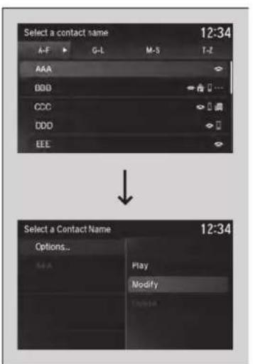 Acura MDX Sport Hybrid (2020) - Phonebook Phonetic Modification - 1