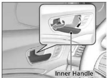 Acura MDX Sport Hybrid (2020) - ■ Unlocking Using the Front Door Inner Handle - 1