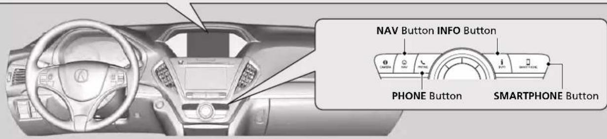 Acura MDX Sport Hybrid (2020) - Switching the Display - 6