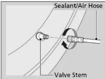 Acura MDX Sport Hybrid (2020) - Injecting Sealant and Air - 3