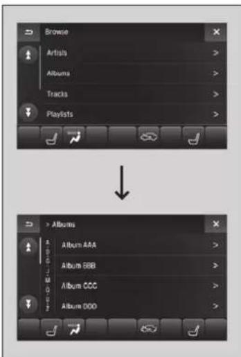 Acura MDX Sport Hybrid (2020) - How to Select a Track from the Music Search List - 1