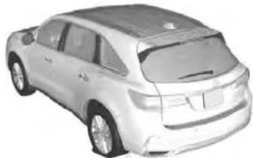 Acura MDX Sport Hybrid (2020) - Models with a compact spare tire - 1