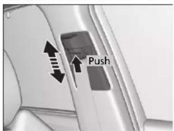 Acura MDX Sport Hybrid (2020) - ■ Adjusting the Shoulder Anchor - 1