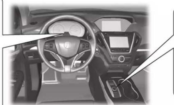 Acura MDX Sport Hybrid (2020) - Gear Position Indicator - 2