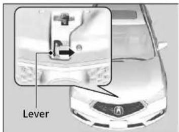 Acura MDX Sport Hybrid (2020) - Opening the Hood - 2