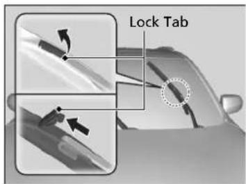 Acura MDX Sport Hybrid (2020) - Changing the Front Wiper Blade Rubber - 2