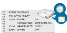 HITACHI LP-TW4001 - Easy Schedule Setting - 1