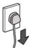 HITACHI R-190ET9 - Power Cord and Power Plug To avoid fire, electric shock - 8