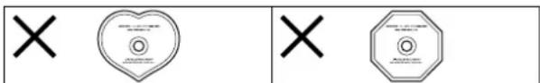 Two identical icons with 'X' symbols: one with a heart and the other with an octagon, each containing a circular symbol with text.