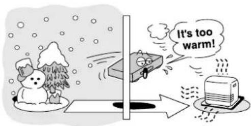 It's too warm!