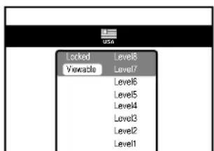 Locked Viewable Level8 Level7 Level6 Level5 Level4 Level3 Level2 Level1