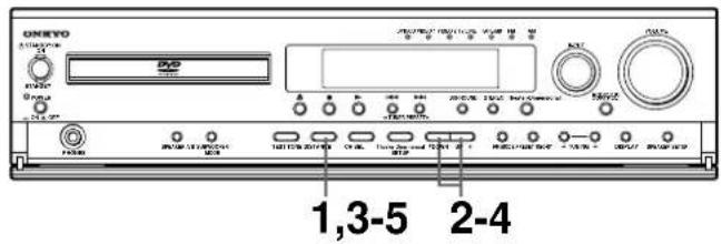 ONKYO DR-2000 - Setting the Distance From the Listening Position to Each Speaker - 1