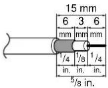 ONKYO DR-2000 - Connecting coaxial cable to a 75/300 ohm antenna (aerial) adapter - 1