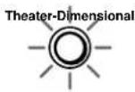 ONKYO DR-2000 - Press T-D on the remote controller or Theater-Dimensional on the unit. - 1