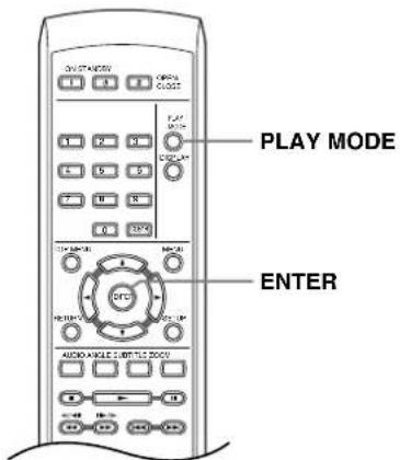 PLAY MODE ENTER