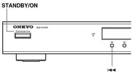 STANDBY/ON ONKYO DVD PLATR STANDARD +0.01 +0.01
