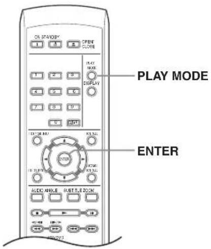 ON STANDBY 1 3 5 CPBIE CLOSE PLAY MODE DISPLAY START PLAY MODE ENTER ENTER AUDIO ANGLE RUST TLE ZOOM HOLDEN