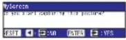 HITACHI CP-X5 - SCREEN Menu - 1