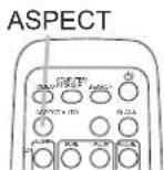 HITACHI CP-X5 - Selecting an aspect ratio - 1