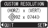 HITACHI CP-X5 - INPUT Menu (continued) - 3