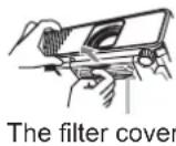 HITACHI CP-X5 - Cleaning the air filter - 2
