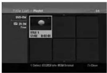 Title List - Playt BYD-5M BYD 5M Tree TITLE 1 U/02 0:02:00 © Select BYD/Cable BYD Manual T+ Close