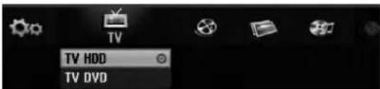 TV TV HDD TV DVD