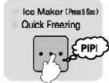 HITACHI R-W720FPT1X - Turning on/off the Automatic Ice Maker Function - 2