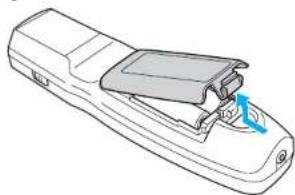 EPSON EB-Z10005U - Remove the battery cover. - 1