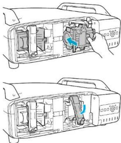 EPSON EB-Z10005U - Install the new lamp. - 1