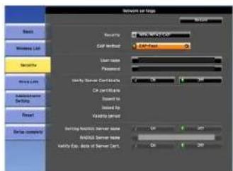 Network on Vega Security EGP Method EGP-Final User name Password Identity Server Connection Call port/USB Insert In Insert By Weld by server Setting Network Server Name A#G50 Server Name Key Data of Server Name OK Cancel OK Cancel OK Cancel OK