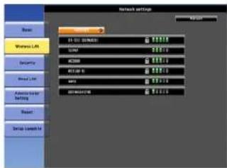 Network settings Basic Wireless Left Security Basic Left Administrator Setting Reset: Serial Layout H