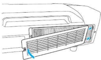 EPSON EB-Z10005U - Replace the air filter cover. - 1