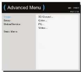 INFOCUS IN126a - Using the menus - 9