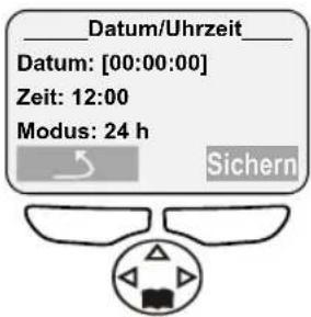 T-Mobile Sinus 721 Komfort - Menü-Führung am Beispiel „Datum und Uhrzeit einstellen“ - 7