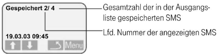 T-Mobile Sinus 721 Komfort - Ausgangsliste öffnen - 3