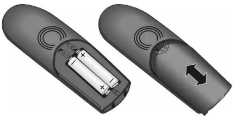 T-Mobile Sinus 721 Komfort - Akkus einlegen - 1