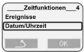 T-Mobile Sinus 721 Komfort - Menü-Führung am Beispiel „Datum und Uhrzeit einstellen“ - 14